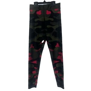 Ultracor Cor Women's Small Leggings Pink Black Camo Print Athletic Yoga Pants
